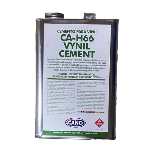 [CA-H66-G] CA-H66 PEGAMENTO PARA PVC 1 GALON