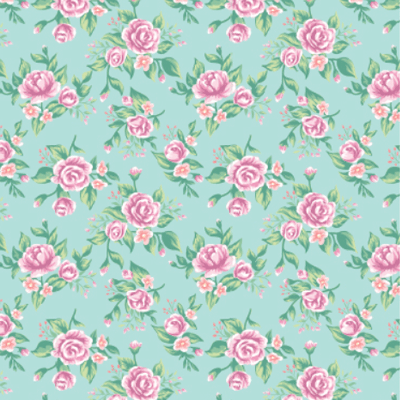 HOJA 12''X12'' VINIL TEXTIL SISER VINTAGE R. PATTERN