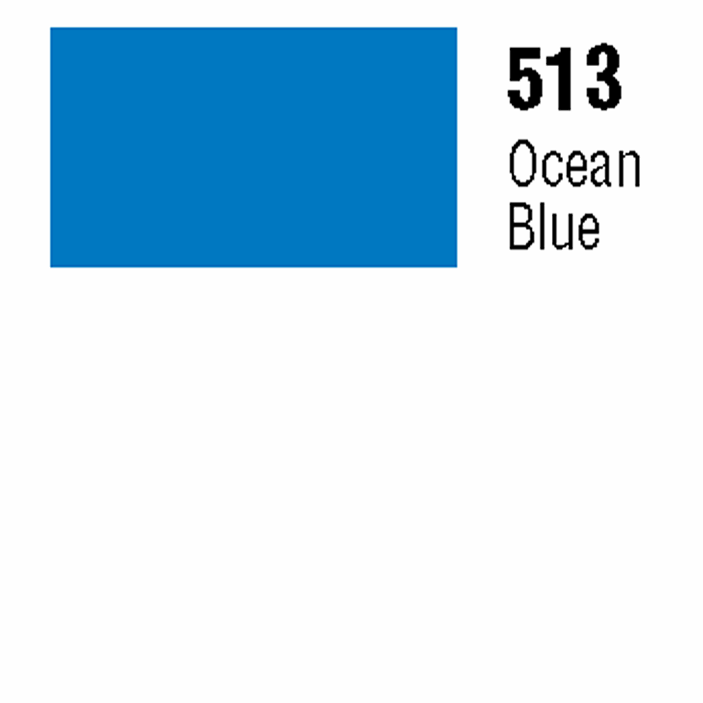 [RGF513-H] HOJAS 513-12'' VINIL DE CORTE AZUL OCEANO  GEN. FORM.