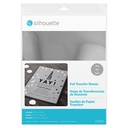 Hojas de Transfer Foil Silver 8.5” x 11”  6 Pack