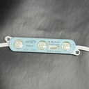 LUCES LED COLOR AZUL, PAQ. 100 UND,3 LED 0.72W A PRUEBA DE AGUA IP68,