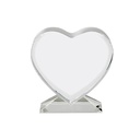 Placa de Reconocimiento Cristal (Corazon) Sublimacion