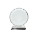 Placa de Reconocimiento Cristal (Redondo) Sublimacion (C-36)