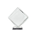 Placa de Reconocimiento Cristal (Octaedro) Sublimacion