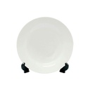 PLATOS BLANCOS 10'' DE SUBL.CON BASE ,(C-36)