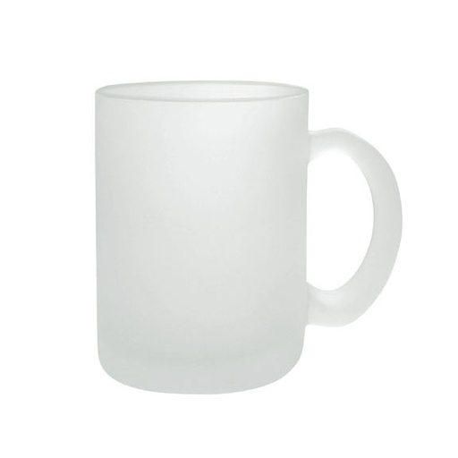 [B1G-01] Taza Frosted Transparente 11Onz. Sublimable (C-36)