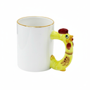 TAZA FORMA DE ANIMALES, GALLO 11ONZ (36 TZA) PARA SUBLIMACION