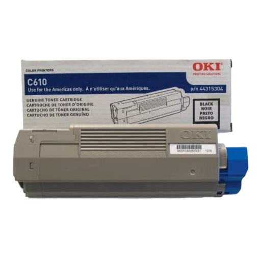 [TMT-44315304] Toner Black  Impresora OKI Serie C610