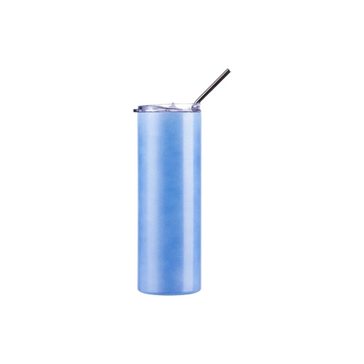 [BW34LBWB-P600] Vasos Cambio de Color al Calor (Azul a Rosado) 20oz/600ml Tapa y Sorbete - Acero Inoxidable (C-25)